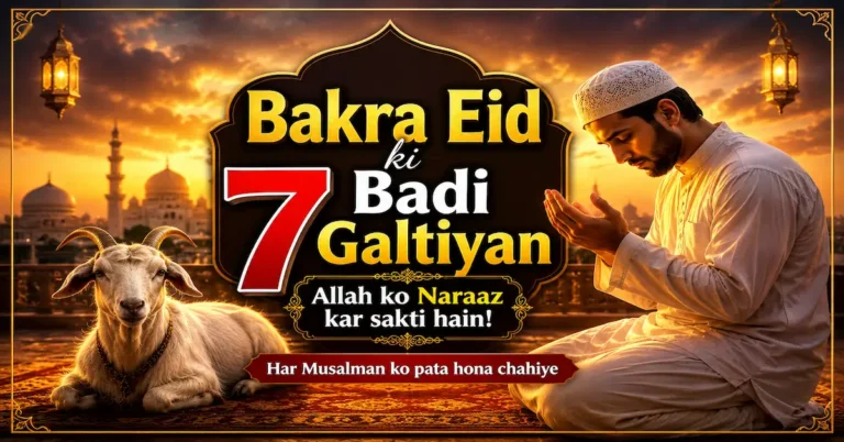Bakra Eid ki Galtiyan: 7 Khatarnaak Mistakes jo Allah ko Naraaz kar sakti hain