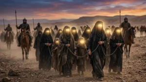 Karbala ke baad kya hua - khawateen aur masoom bacchon ko qaidi banakar Damishq le jaane ka tareekhi manzar
