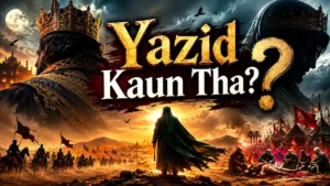 Historical desert landscape of Karbala and Damascus representing the history of Yazid bin Muawiya